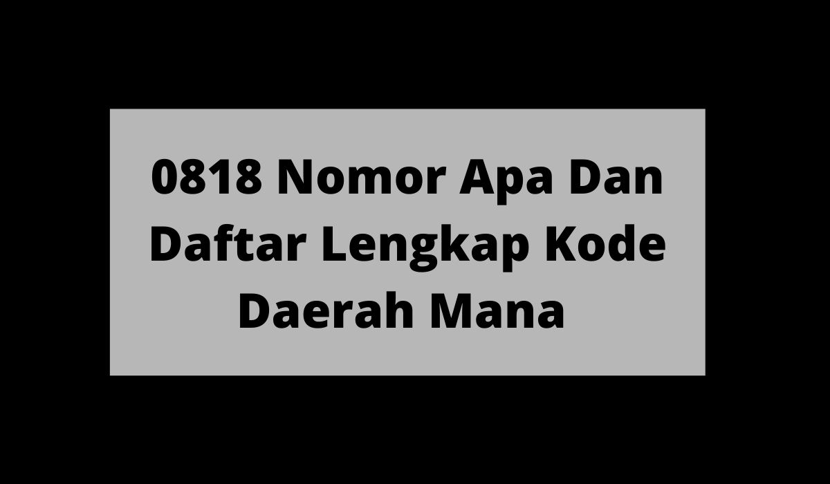 0818 kartu apa