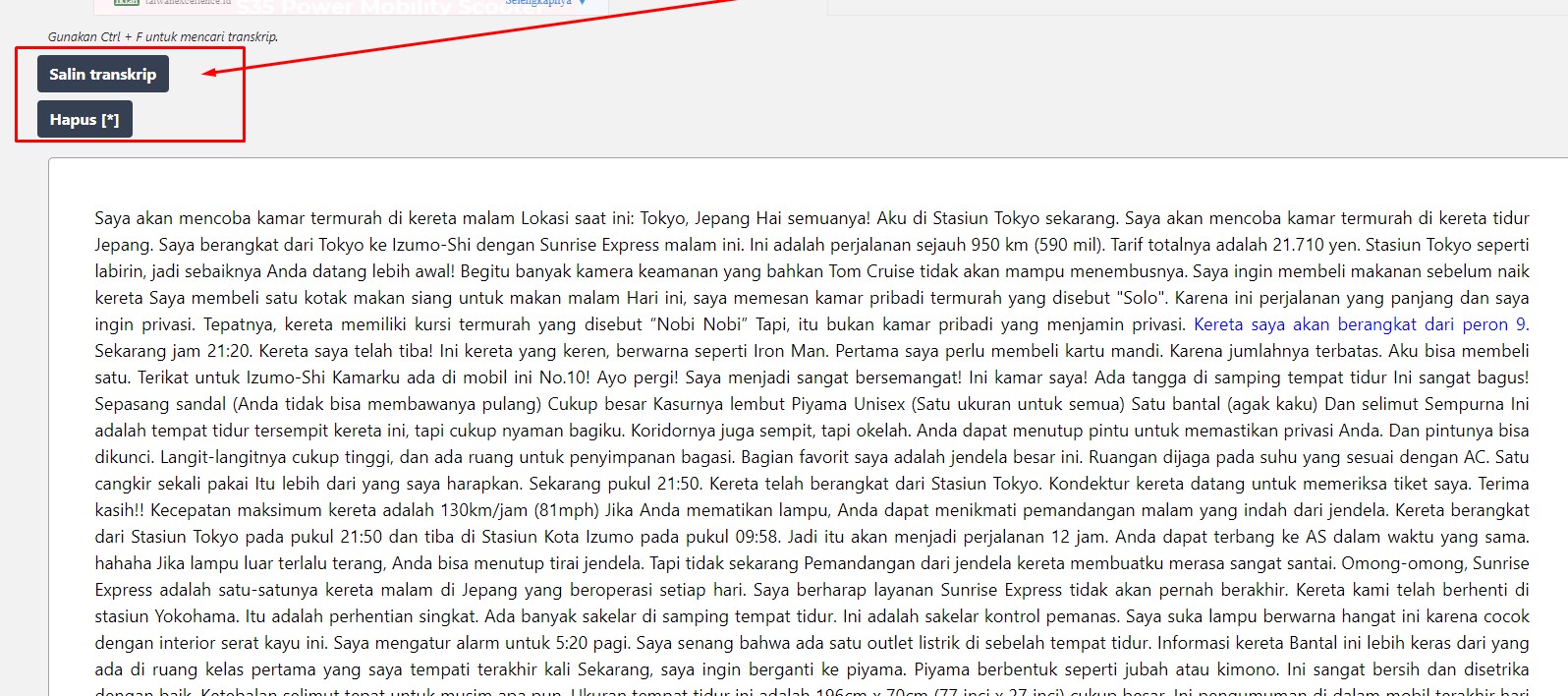 website untuk merangkum video youtube
