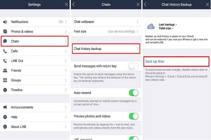 cara mengembalikan chat line yang terhapus