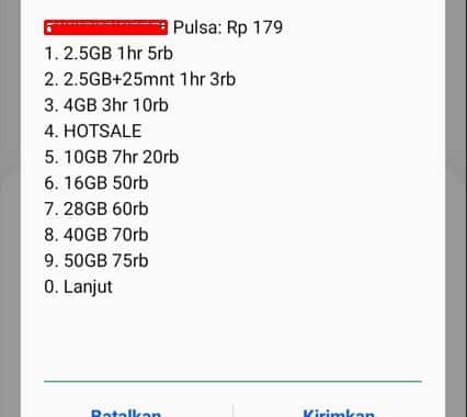 paket internet