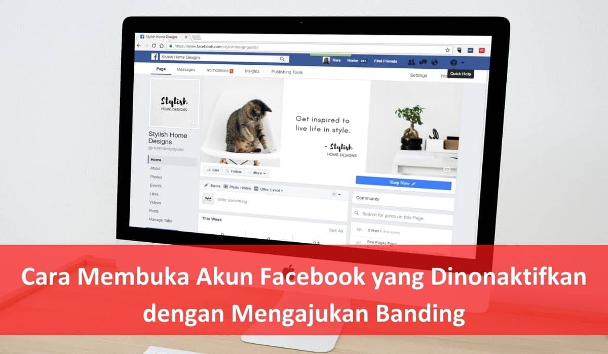 Cara Membuka Akun Facebook yang Dinonaktifkan