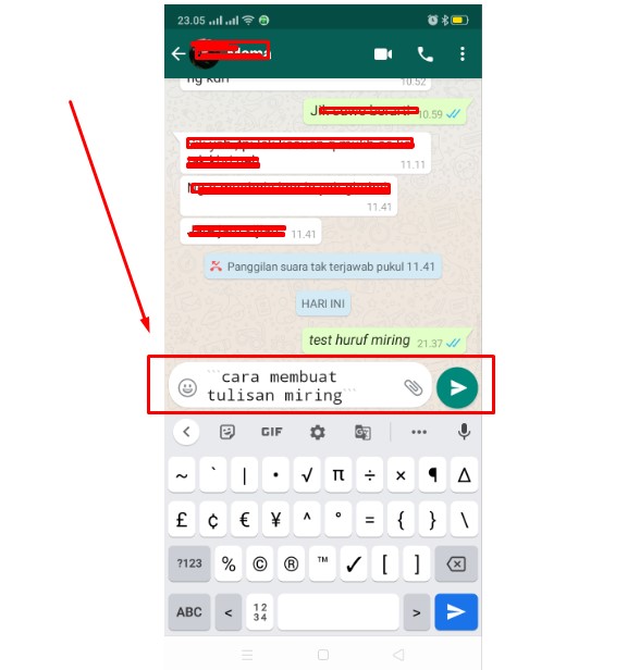 cara membuat tulisan miring di whatsapp cara membuat tulisan miring di whatsapp