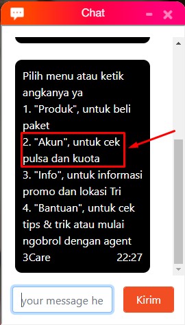 cara cek kuota tri cara cek kuota tri