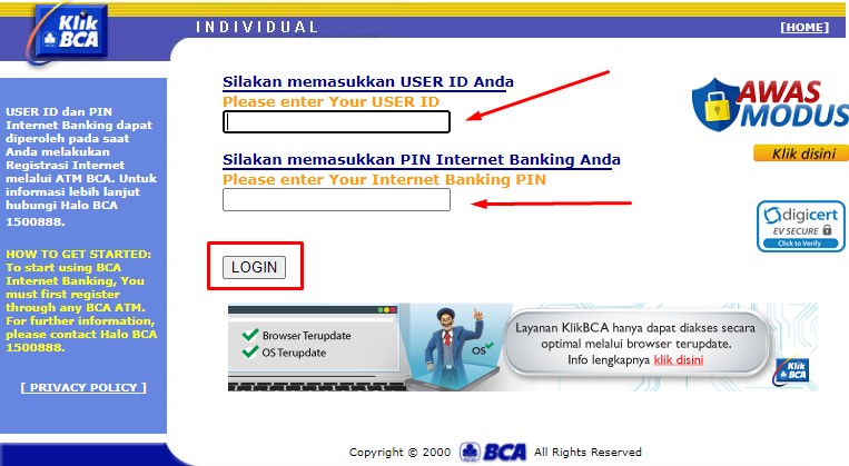 Cara mengetahui lupa user id bca Cara mengetahui lupa user id bca