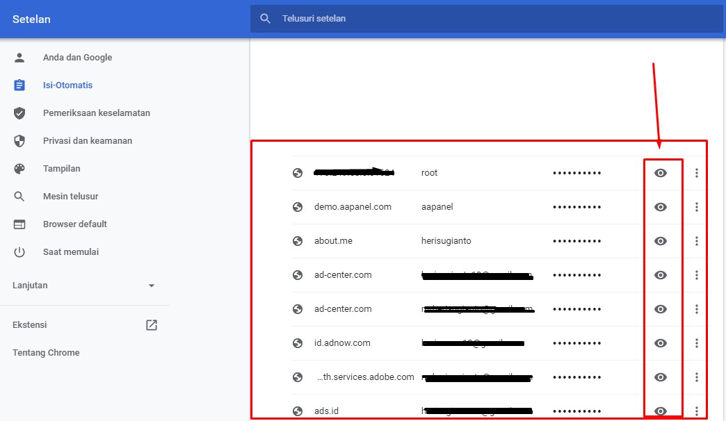 Cara Mengetahui Password Di Google Chrome Cara Mengetahui Password Di Google Chrome