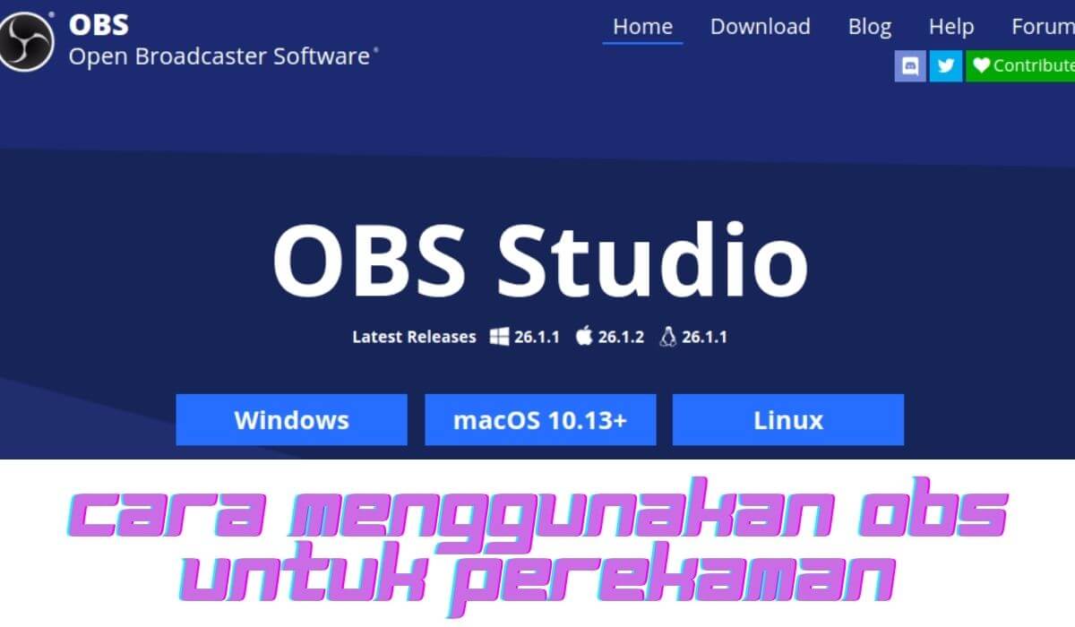 cara menggunakan obs studio cara menggunakan obs studio