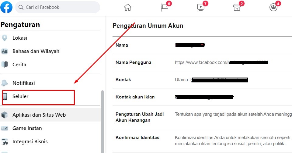 cara mengganti nomor telepon di facebook Cara Mengganti Nomor Telepon Di Facebook