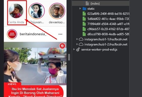 cara posting instagram di pc