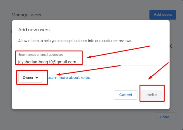 cara mengganti email google bisnisku